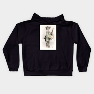 Japanese lady Kids Hoodie